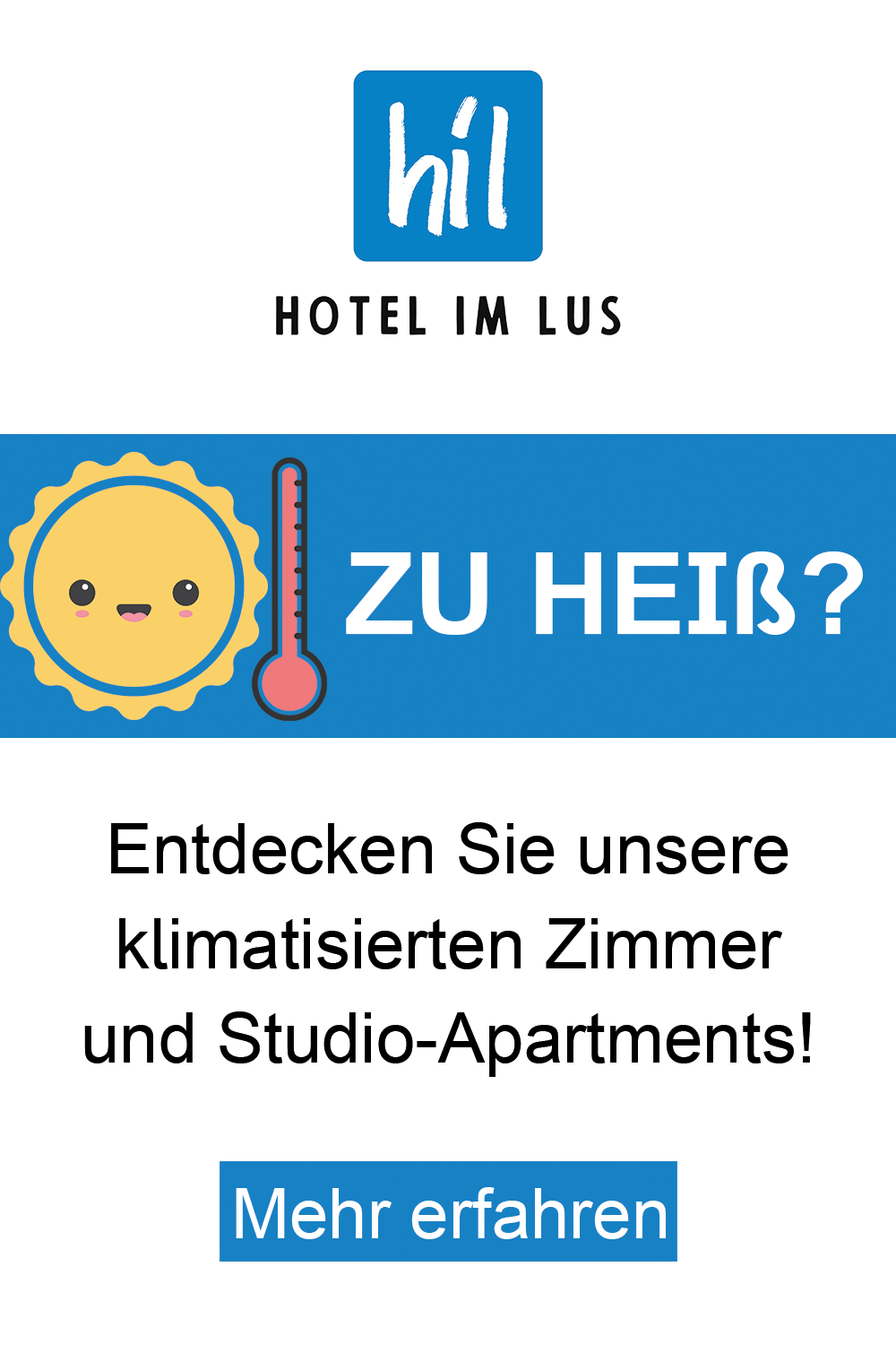 Klimatisierte Zimmer Hotel im Lus